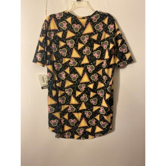 Lularoe Disney Irma Tunic Top Shirt Size XS Minnie Mouse Black Pink Bow Oversize - Picture 8 of 9